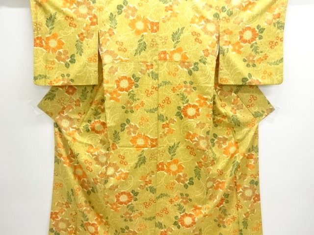 JAPANESE KIMONO / KOMON / FLOWER 